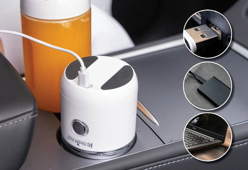 Nabíjení přes USB je ideální, když jste na cestách.
