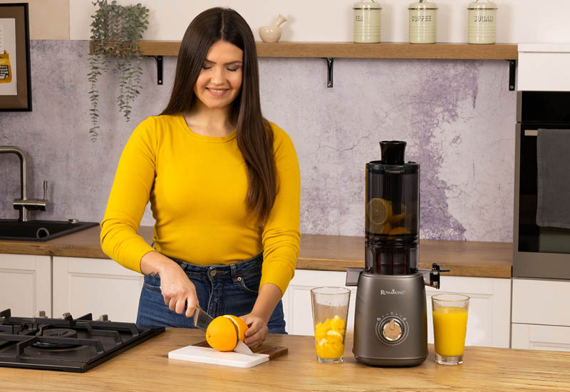 Metoda pomalého odšťavňování pro šťávy plné vitamínů.