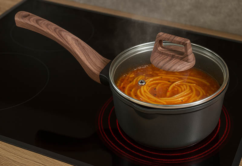 Vhodné pro všechny varné desky včetně indukce.