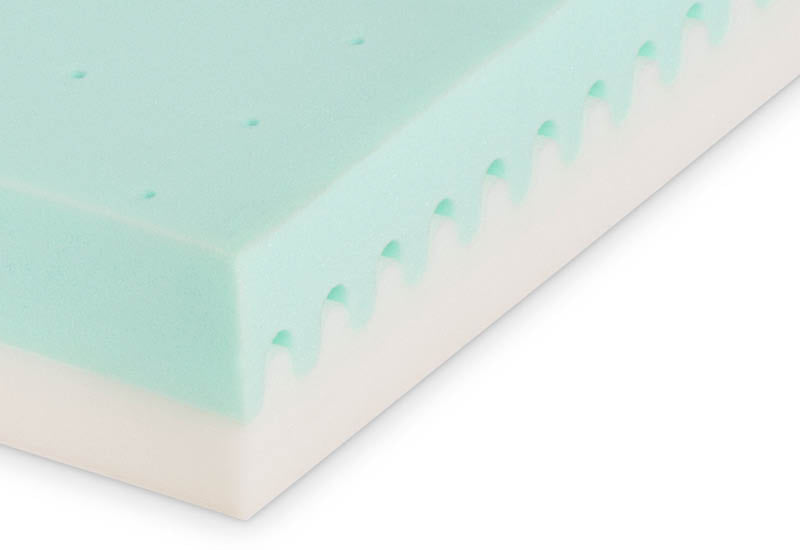 Vlnitá struktura pro pocit lehkosti.