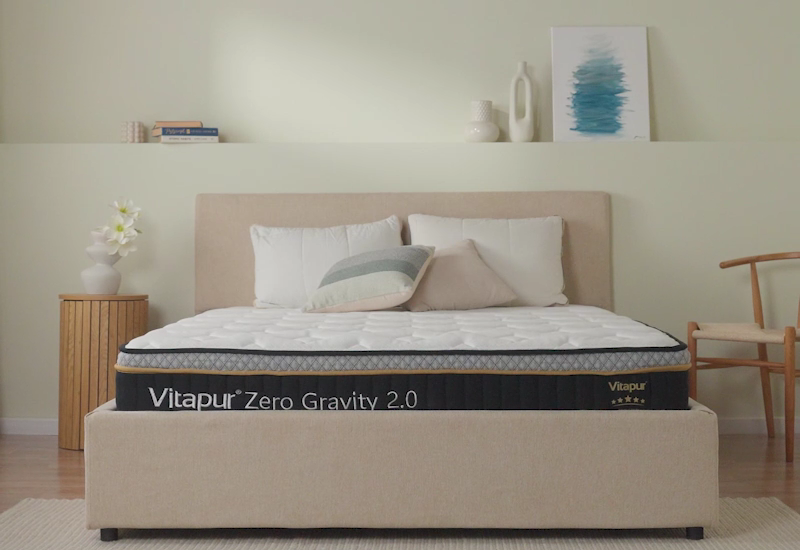 Vylepšený design odrážející luxus a prémiovou kvalitu matrace.