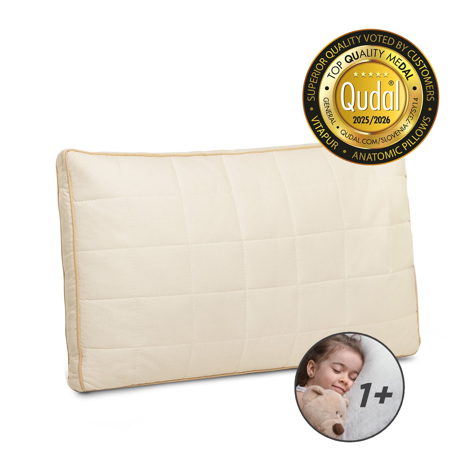 Polštář pro nejmenší My First Pillow s bambusovými vlákny, 40x60 cm