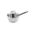 Rosmarino nerezový rendlík Pour&Cook II se skleněnou poklicí – 1,2 L, 16 cm