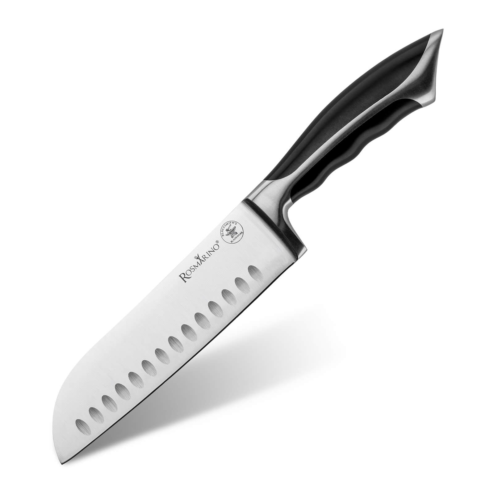 Ocelový kuchyňský nůž Rosmarino Blacksmith's Santoku
