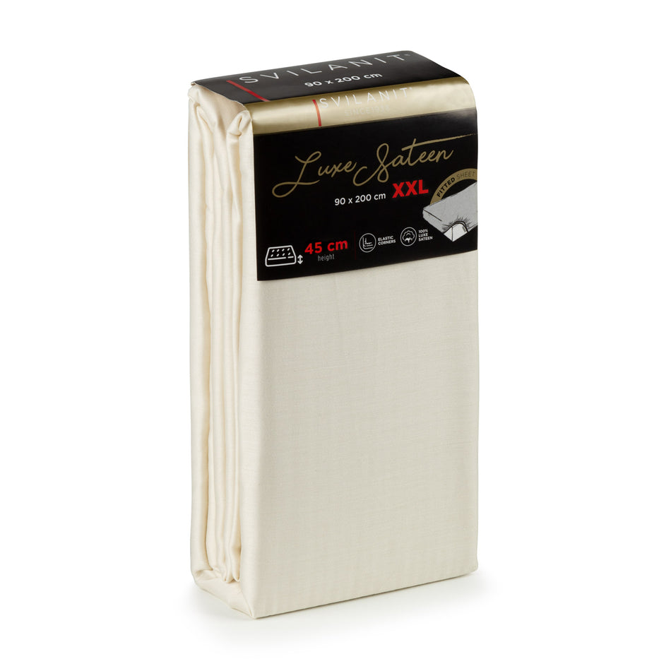 Napínací prostěradlo Luxe Sateen XXL