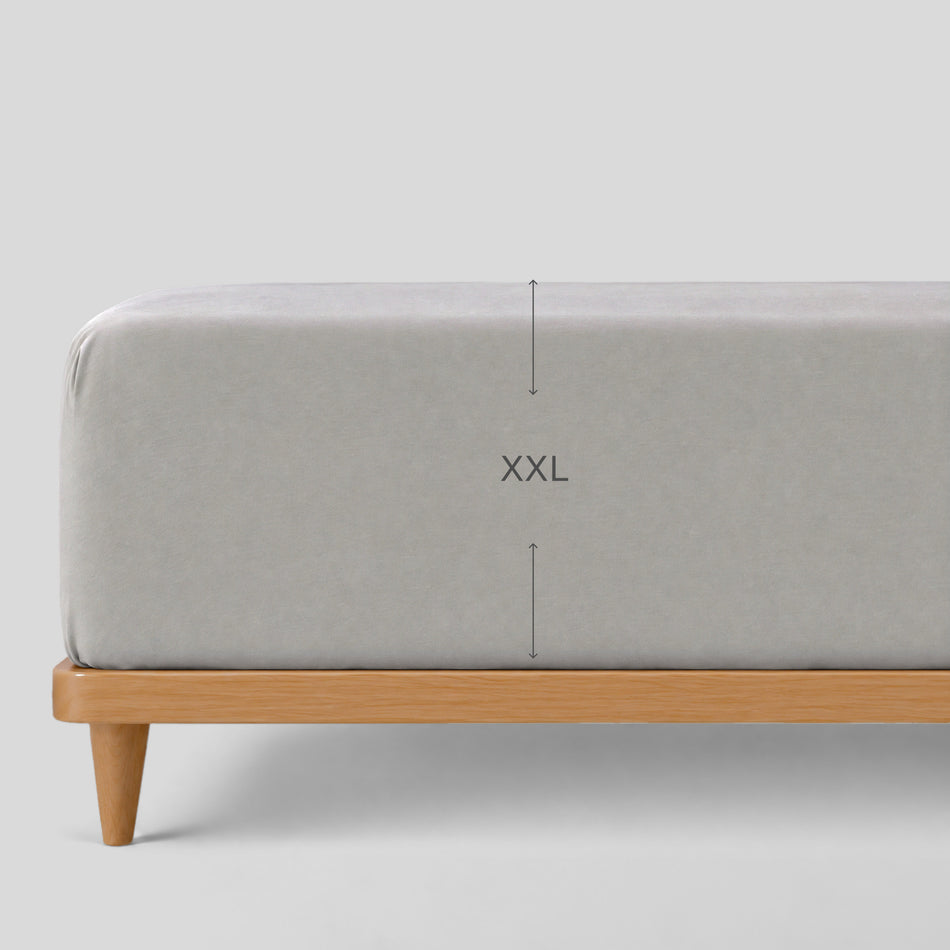 Napínací prostěradlo Luxe Sateen XXL