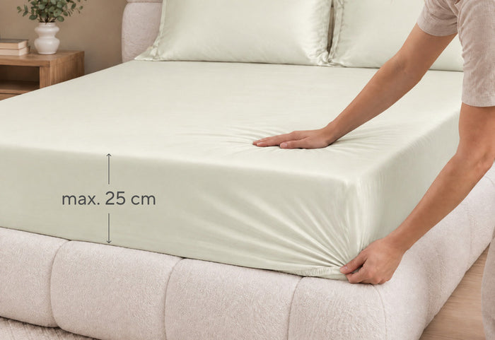 Také pro vyšší matrace, až do výšky 25 cm.