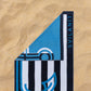 Plážová osuška Blue Anchor 80 x 160 cm