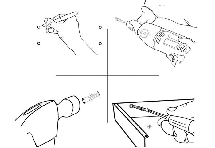 Snadná a rychlá montáž stojanu.