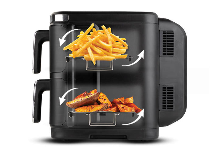 Ještě křupavější hranolky díky vyvýšené mřížce.