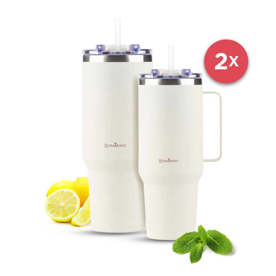 Sada 2 termohrnků Rosmarino MegaCup 1160 ml + 870 ml