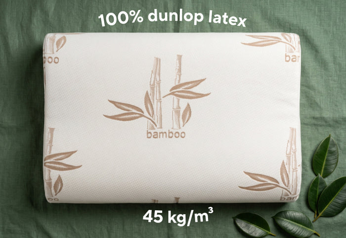 100 % přírodní latex Dunlop pro dlouhotrvající, stabilní oporu