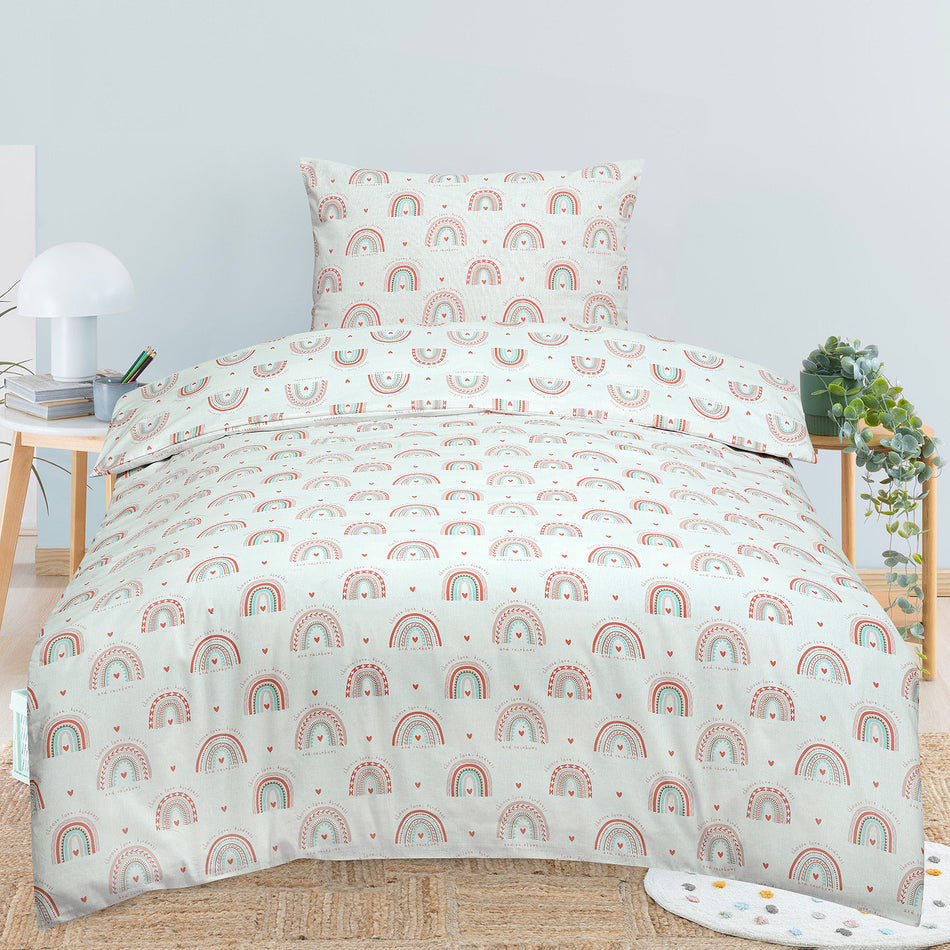 Dětské bavlněné povlečení Love and Rainbows