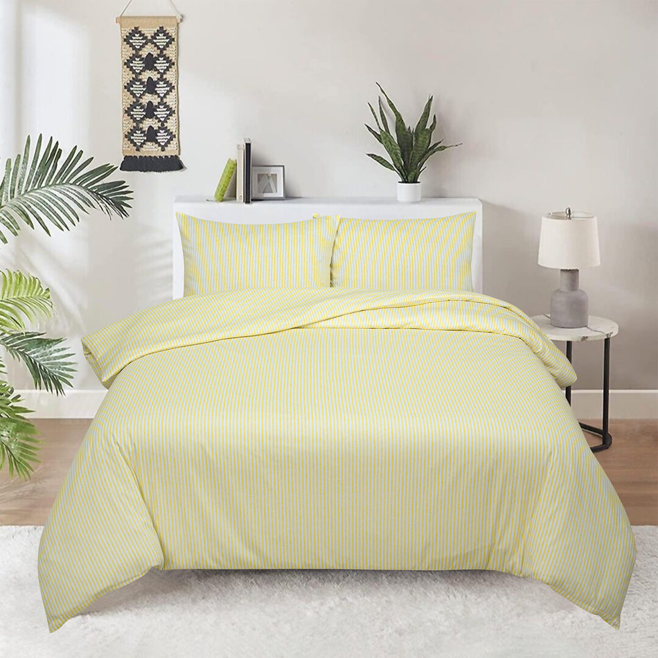 Bavlněné saténové povlečení Fruity Stripe