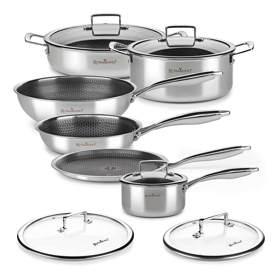 11dílná sada kuchyňského nádobí Rosmarino HexaPro s poklicemi