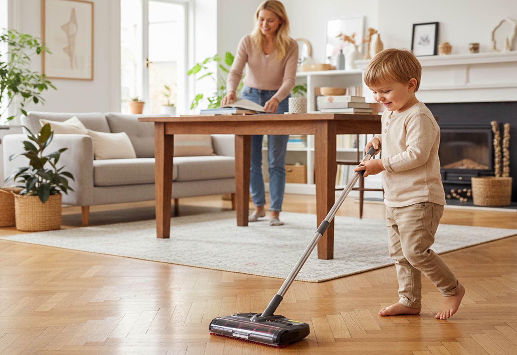 Snadné ovládání a tichý provoz.