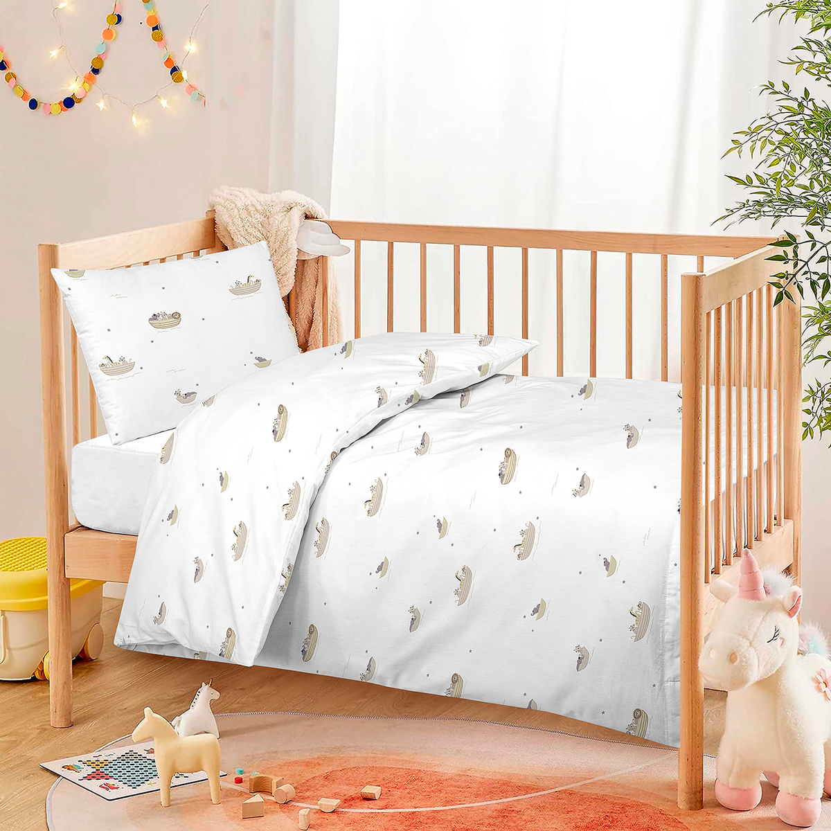 Ložní prádlo pro nejmenší Svilanit Swan Dreams