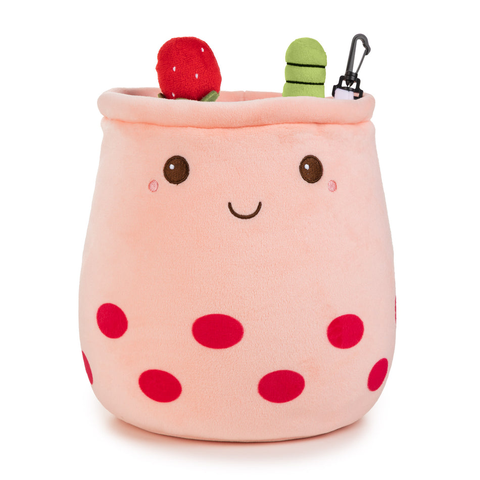 Hračka a cestovní polštář Svilanit Bubble Tea 2 v 1