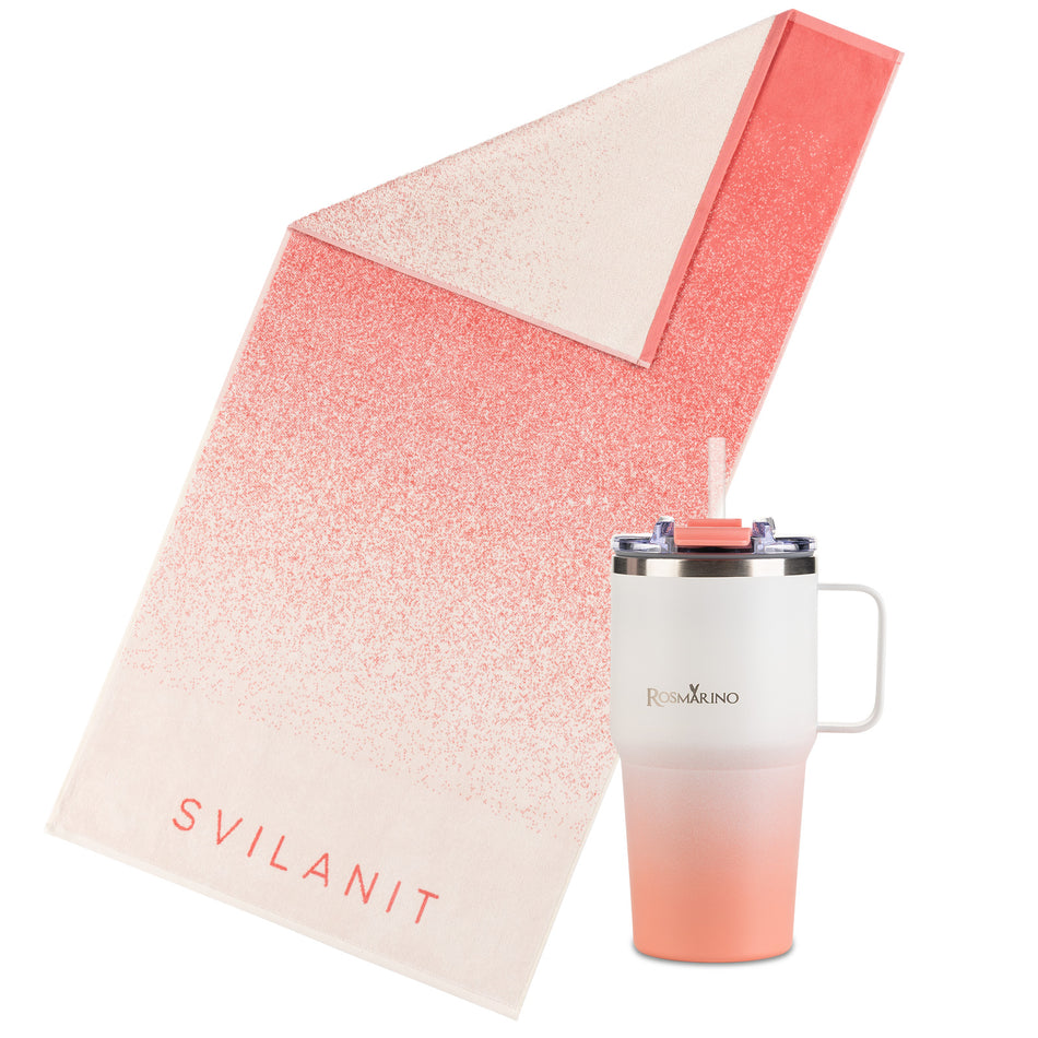 Sada plážové osušky a termohrnku BEACH