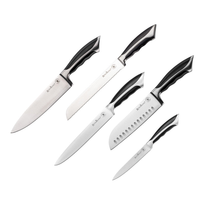 5dílná sada ocelových nožů Rosmarino Blacksmith's