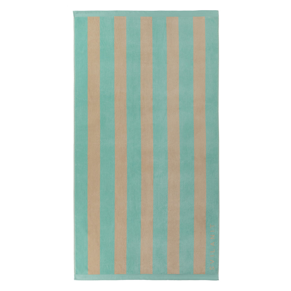 Svilanit velká prémiová plážová osuška Mint, 100 x 180 cm