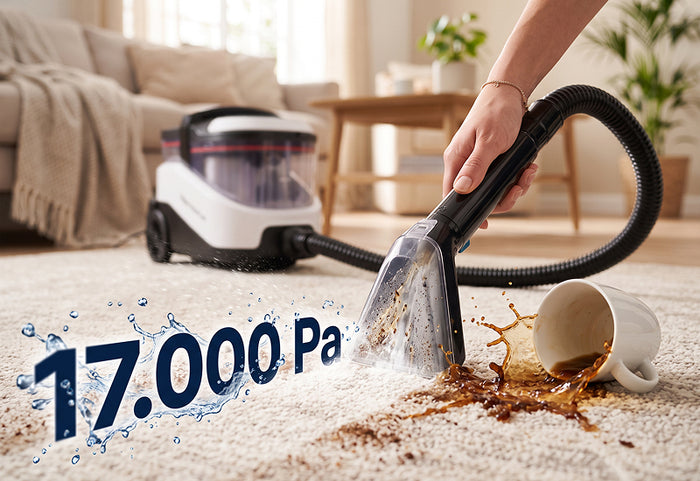 Výjimečný sací výkon DeepClean pro rychlé vysychání