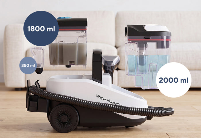 DualClean systém oddělených nádrží na čistou a špinavou vodu