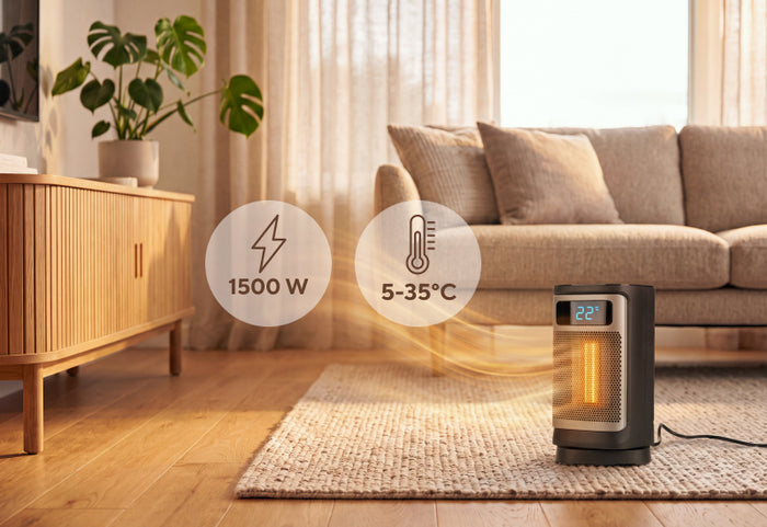 Výkon 1500 W a teplota na míru