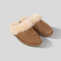 Teplé dámské pantofle z prémiové ovčí vlny Warm Step Luxury
