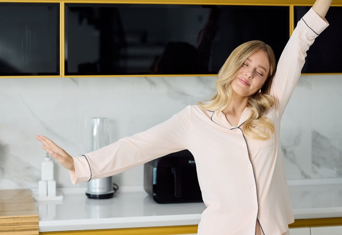 <b>Pyžamo, které promění každý den v rituál rozmazlování</b>