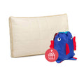 Polštář pro nejmenší Vitapur My First Pillow + DÁREK: dětský batoh se šňůrkou Fish (modrá)
