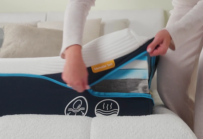 Efektivní regulace teploty pro nerušený spánek.